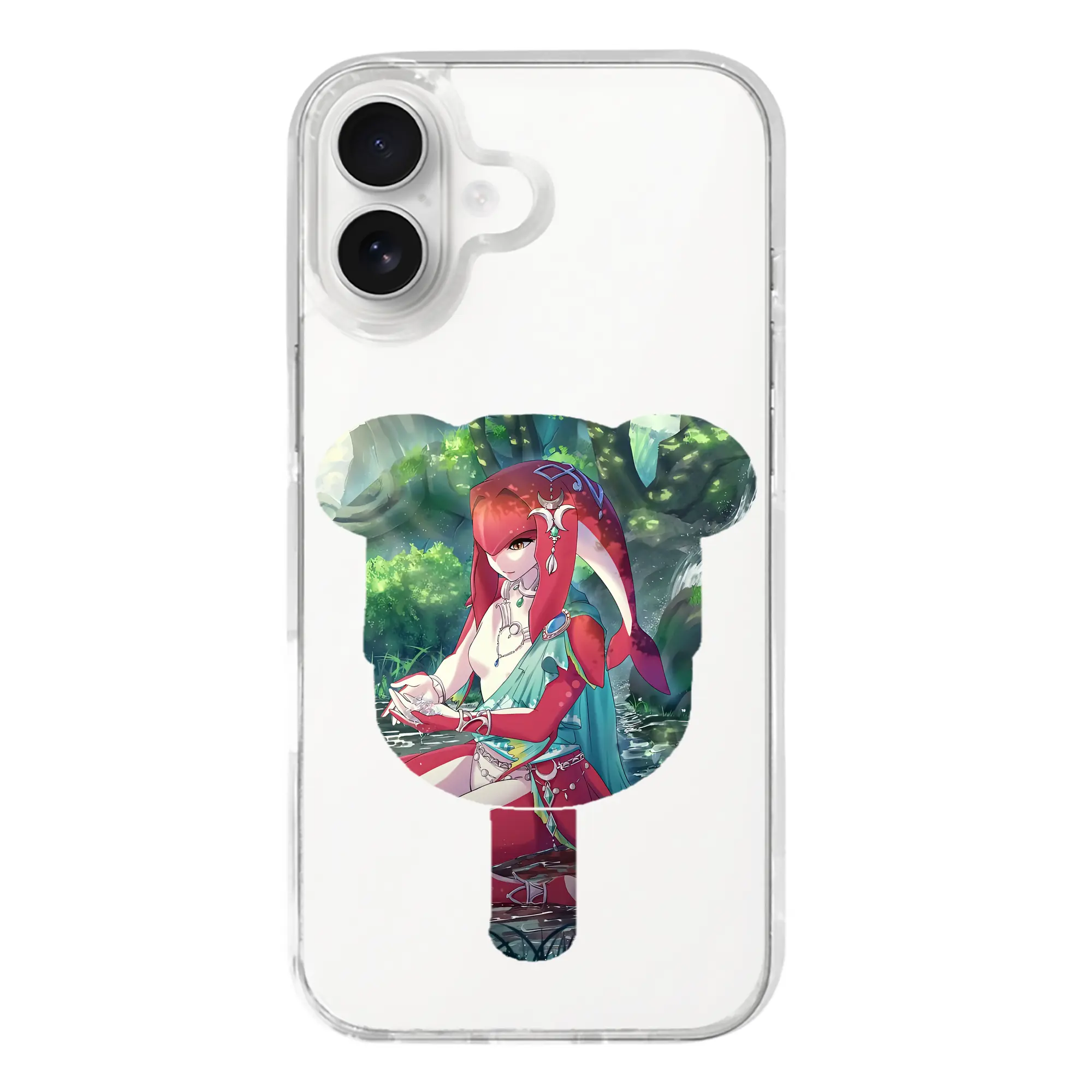 ゼルダの伝説 グッズ,Mipha - iPhone 17シリーズ 透明スマホケース – 薄型・耐衝撃・精密フィット保護カバー